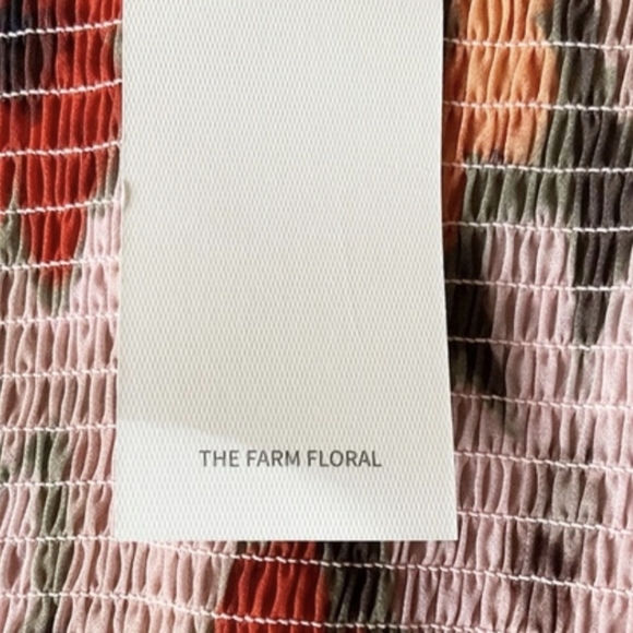 Mad About Style Jilly Box Grace Farm Floral Smocked Midi Dress Size L NWOT - Picture 5 of 17